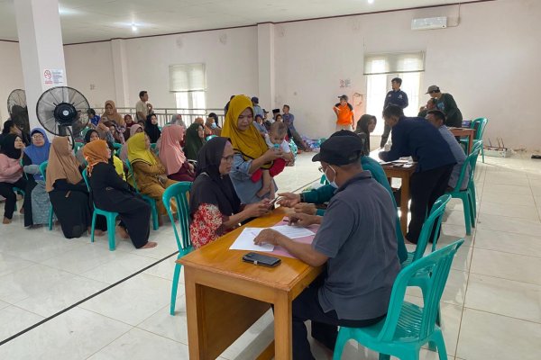 Pembagian dana kredit RSPO jelang lebaran.