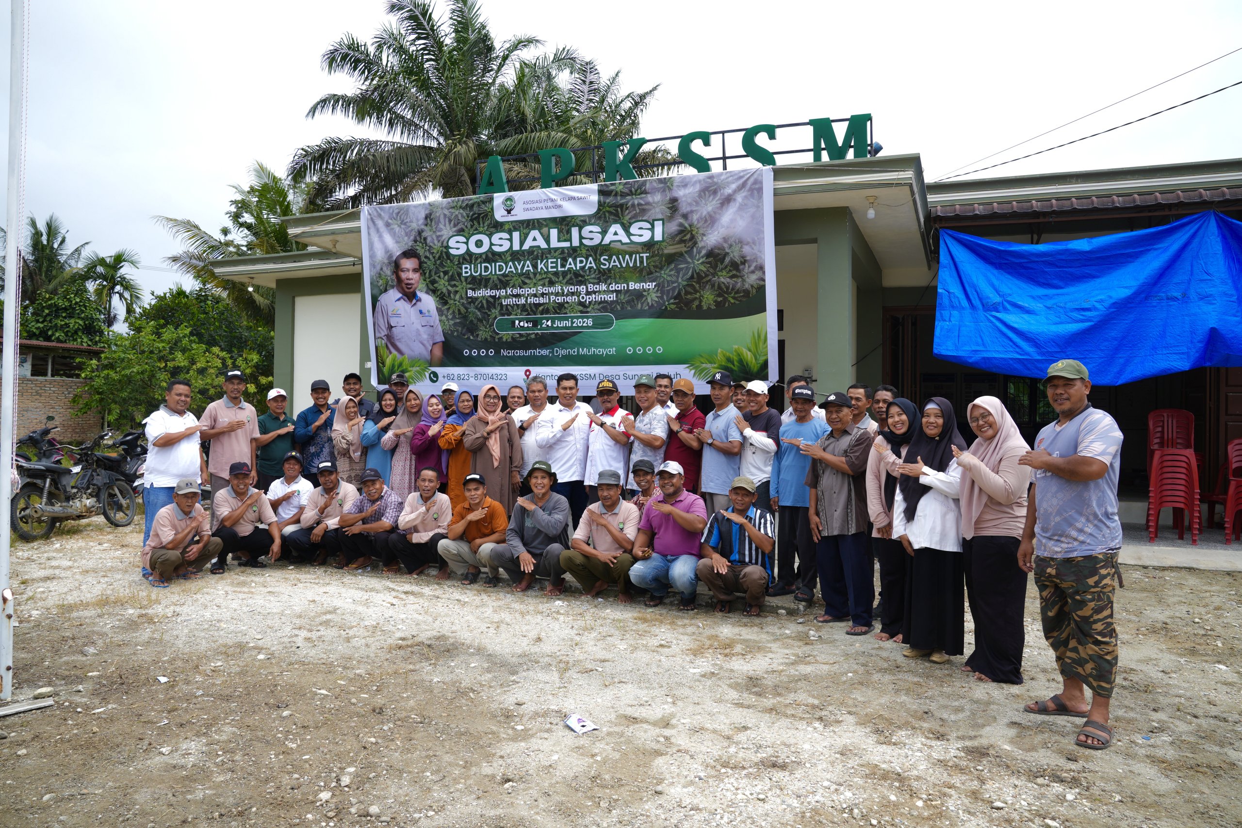 Asosiasi Petani Kelapa Sawit Swadaya Mandiri Kuatkan Kopetensi Petani