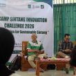 Ketua Koperasi Rimba Harapan Suratno saat diskusi.