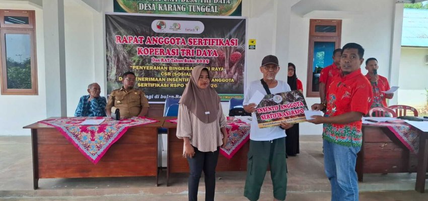 Pembagian Hasil Kredit ke Anggota KUD Tri Daya