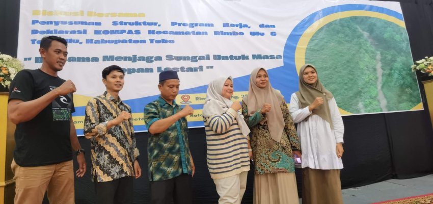Deklarasi selamatkan sungai, demi masa depan lestari di Kabupaten Tebo.