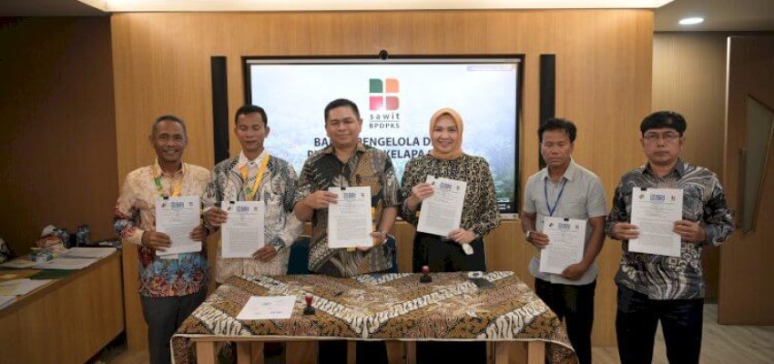 Penyaluran dana PSR BPDP.